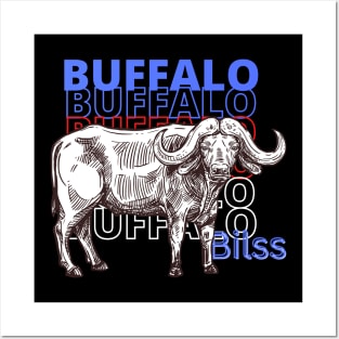 Buffalo bliss Posters and Art